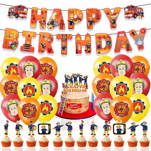 Fireman sam birthday party - sam,