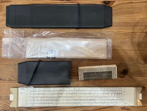British thornton slide rule - rule, ad