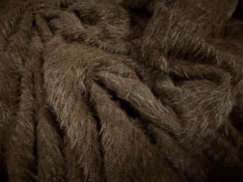 Faux mohair stretch knitwear - faux,