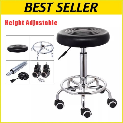 Leather stool height - leather,