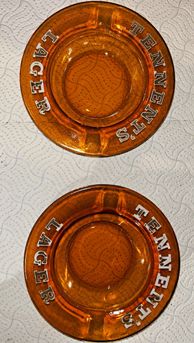 Tennent lager amber glass - amber,