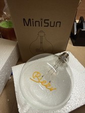 Beer Lightbulb. Novelty Light