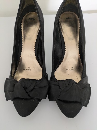Debut black satin - satin, 1940's