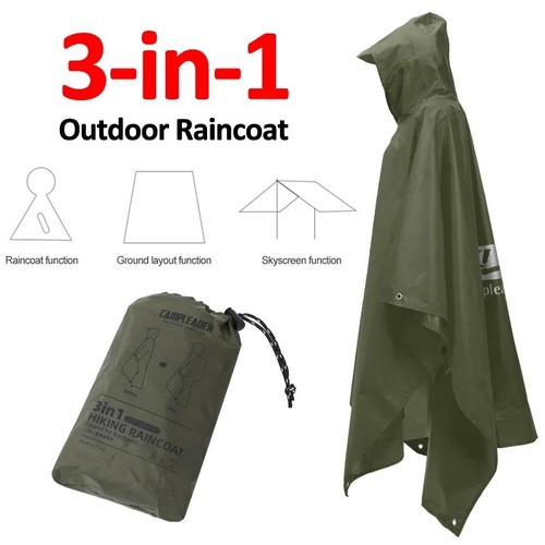 Rain poncho hooded - rain,