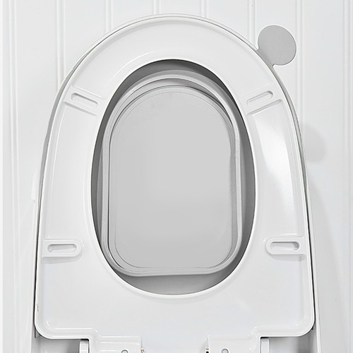 Toilet seat cover pad grey - toilet,