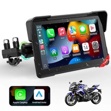 7" Motorcycle Carplay GPS Navigation Wireless CarPlay & Android Auto Motorbike