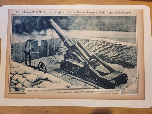 Italian gun 305 - italian, millimeters