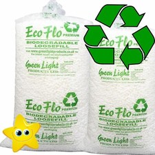 30 Cubic Foot Box of ECOFLO Biodegradable Loose Void Fill Packing Peanuts