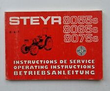 STEYR 8055S 8065S 8075S TRACTOR OPERATORS MANUAL