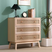 Rattan Chest Cabinet 3 Drawer