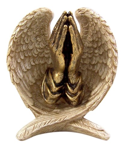Angel wings with praying - angel, hands