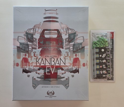 Kanban board game with - board,