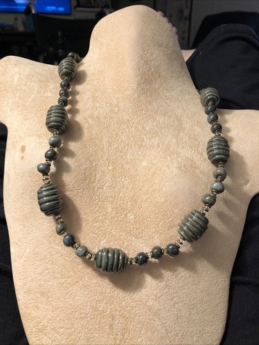 Chunky green boho - green, 21”