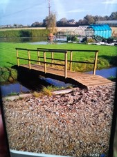 Wooden  bridge, Large,  Garden