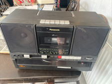 Panasonic SG-J500L Record, Radio & Cassette Deck. RETRO. working but FOR PARTS!?