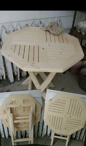 Hexagon octagon natural wood - hexagon,