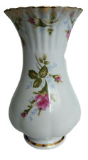 Chodziez Polish White Floral Patterned Vase 6" Height