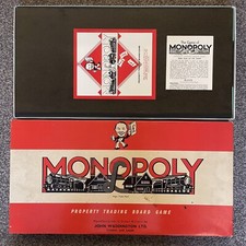 Vintage Original Monopoly Red