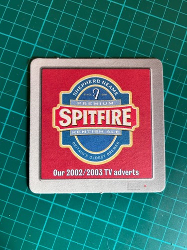 Spitfire brewery beer mat - brewery,