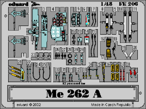 Eduard fe206 48 - fe206, 1:48