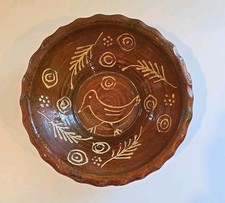 Redware Slip Bowl with