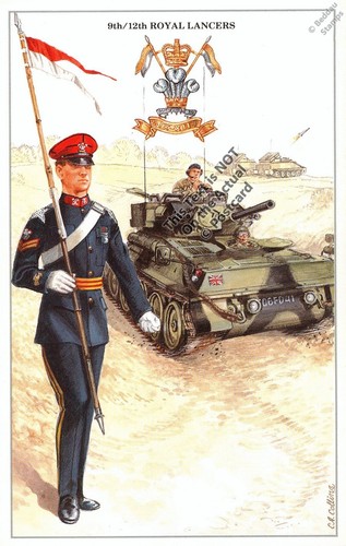 9th 12th royal lancers - royal, british