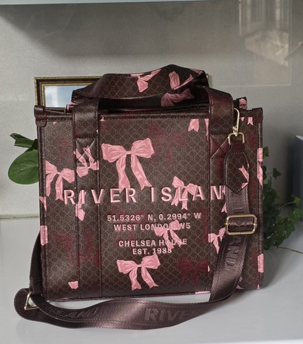 River island brown monogram - island,