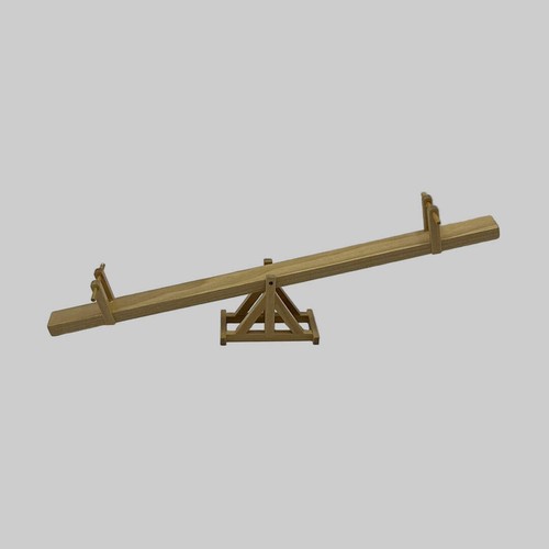 Dolls house wooden see saw - dolls,