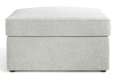 Jay-Be Fabric Footstool Chair Bed -Light Grey