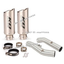 For Yamaha FJR1300 2001-2023 Motorcycle Tips Exhaust Mid Pipe Mufflers Silencers