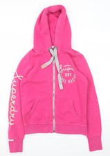 Superdry girls pink full zip - pink,