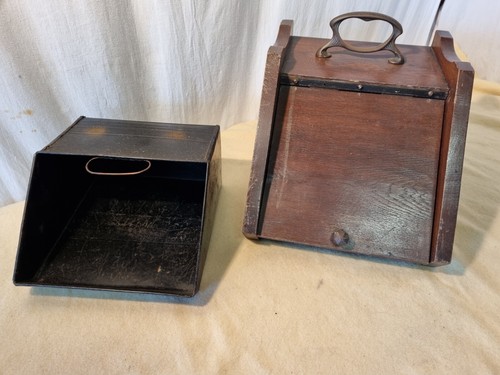 Vintage wood cased metal - vintage,