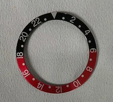 38mm Bezel insert Red Black