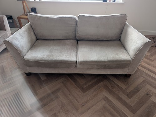 Creamy beige seater - creamy,