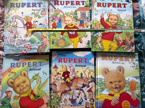 Rupert bear annuals from the - bear,