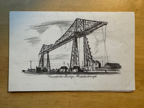 Postcard transporter bridge - postcard,