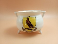 Crested China - PORT ERIN - Old Manx Peel Pot - Goss.