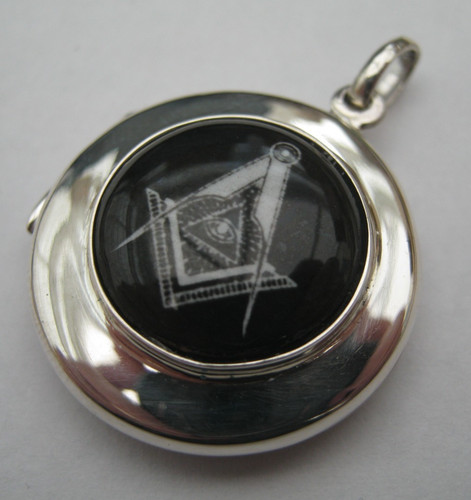 Solid silver enamel albert - a,