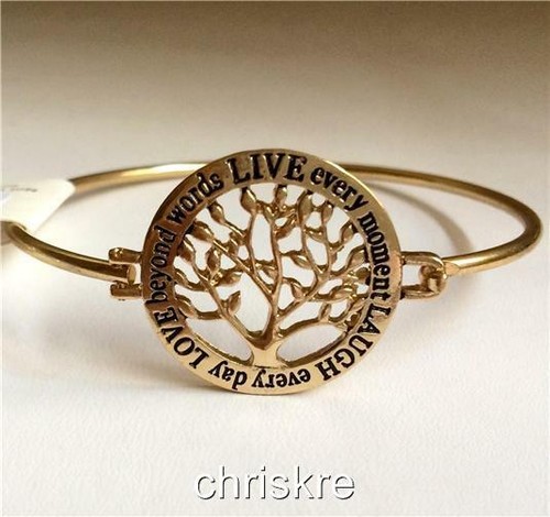 Tree life bracelet bangle - tree, of