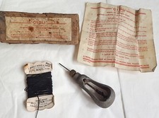 Vintage The CIDU AWL for  Leather Canvas Felt Carpets Etc Wenzel thread