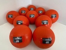 Orange Inflatable Medicine Balls 1KG, Set of 10