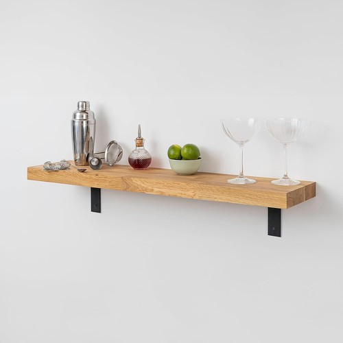 Solid oak floating wall - floating,