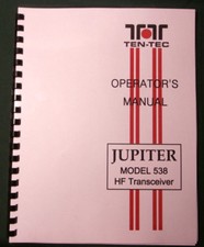 TenTec 538 Jupiter Instruction