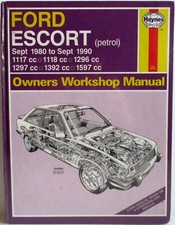 Haynes - Ford Escort Sept 1980-1990 Petrol Owners Workshop Manual Used ~ T48