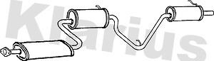 Klarius box with - tail, pipe