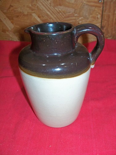 Vintage stoneware milk - vintage,