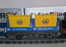 G SCALE PLAYMOBIL 4125 CONLINES SKIP TRUCK LGB COMPATIBLE GARDEN RAILWAY TRAIN