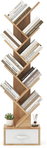 Tree bookshelf tiers floor - 10-tiers,