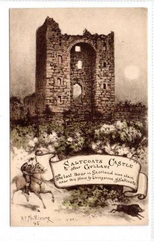 Saltcoats castle near gullane - castle,