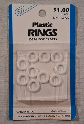 Plastic rings pieces 1 - plastic, 10